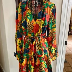 FARM RIO Fruit Salad Mini dDress - Sz M